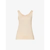 Hanro Seamless Cotton-jersey Vest Top In Nude (lingerie)
