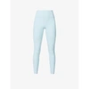 Girlfriend Collective Womens Sky Compressive High-rise Recycled Polyester-blend Leggings Xs