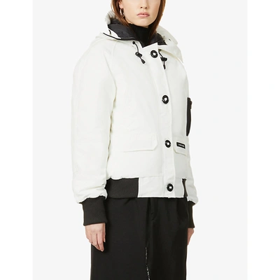 Canada Goose Chilliwack Bomber Jacket In White