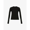 Cotton Citizen The Verona Ribbed Cotton-blend Top In Jet Black