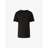 Joseph Round Neck Jersey T-shirt In Black
