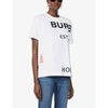 BURBERRY CARRICK CHECK-PANEL COTTON-JERSEY T-SHIRT,R03704024