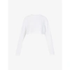 Cotton Citizen Womens White The Tokyo Cropped Cotton-jersey T-shirt M In White
