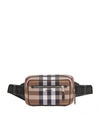 BURBERRY COTTON-LEATHER BELT BAG,16805020