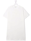 FENDI TEEN LOGO-LETTERING T-SHIRT