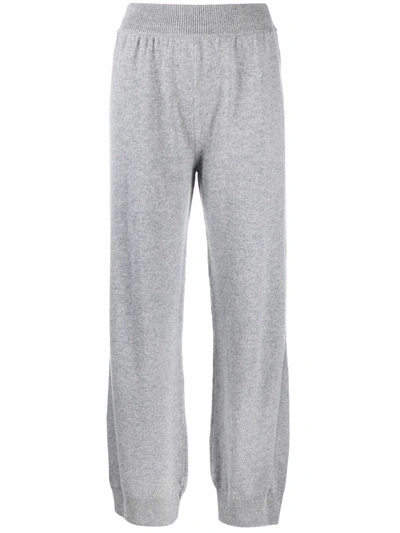 Barrie Tapered-leg Cashmere Trousers In Grey
