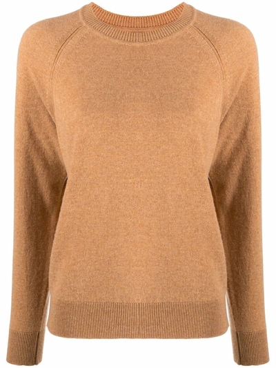Barrie Long-sleeved Cashmere Pullover In Neutrals