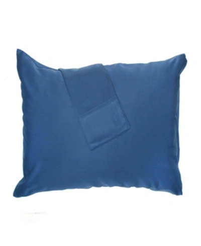 Bedvoyage Luxury 2-piece Pillowcase Set, King In Indigo