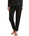 Hue Super-soft French Terry Cuffed Lounge Pants In Black