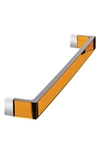 Kartell Short Acrylic Towel Rack In Amber