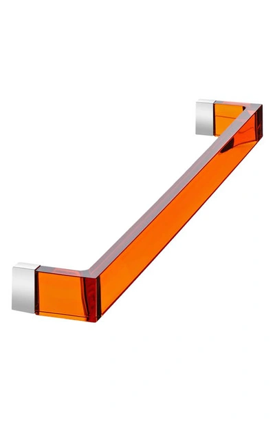 Kartell Short Acrylic Towel Rack In Tangerine