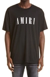Amiri Core Logo Graphic Cotton Tee In Black