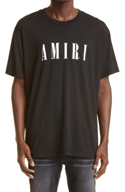 Amiri Logo-print Short-sleeved T-shirt In Black