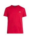 Dolce & Gabbana Plaque Tee In Rosso Brillante