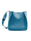 Stella Mccartney Stella Logo Crossbody Bag In Teal