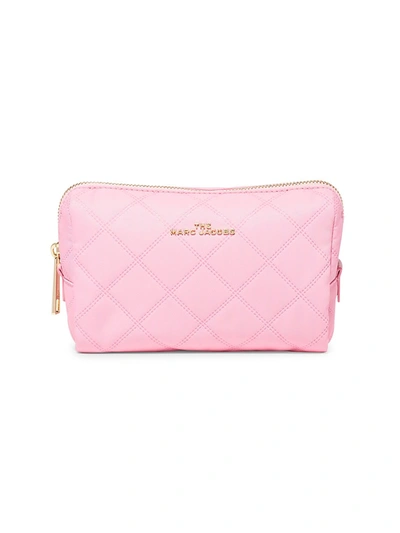 Marc Jacobs The Beauty Quilted Triangle Pouch In Pixie Pink