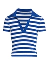 ALICE AND OLIVIA DARALEE FITTED POLO SHIRT,400014519389