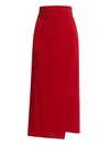 A.L.C SKYLAR RUCHED JERSEY SKIRT,400014682319