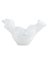 Vietri Onda Glass Onda Glass White Medium Bowl