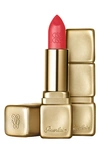 Guerlain Kisskiss Matte Lipstick In M348 Hot Coral