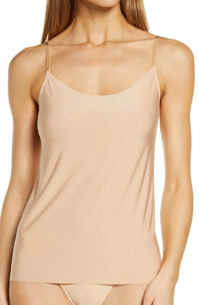 Commando Butter Scoop Neck Spandex Camisole In Beige