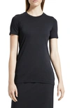 Theory Short-sleeve Pima Cotton T-shirt In Black