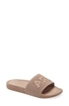 Apl Athletic Propulsion Labs Big Logo Techloom Knit Sport Slide In Almond