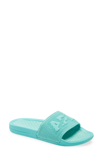 Apl Athletic Propulsion Labs Big Logo Techloom Knit Sport Slide In Mint