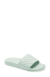 Apl Athletic Propulsion Labs Lusso Quilted Slide Sandal In Peppermint