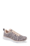 Apl Athletic Propulsion Labs Techloom Pro Knit Running Shoe In Rose Dust / Navy / Melange