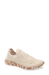 Apl Athletic Propulsion Labs Techloom Wave Hybrid Running Shoe In Warm Silk / Leopard