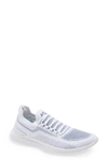 Apl Athletic Propulsion Labs Techloom Breeze Knit Running Shoe In White / Moonstone