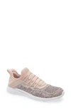 Apl Athletic Propulsion Labs Techloom Tracer Knit Training Shoe In Rose Dust/ Navy/ Melange