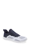 Apl Athletic Propulsion Labs Techloom Tracer Knit Training Shoe In White / Midnight