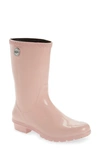 Ugg Women's Sienna Mid Calf Rain Boots In Shell Pink