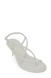 Alexander Mcqueen Strap-detail Open-toe Sandals In White