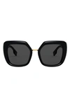 Burberry 53mm Square Sunglasses In Black