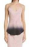 ATM ANTHONY THOMAS MELILLO DIP DYE SILK CAMISOLE,AW5181-BD34