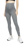 Nike Maternity Performance Leggings In Smoke Grey/ White