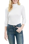 Splendid Fitted Turtleneck In White