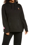 Juicy Couture Women's French Terry Hoodie With Mask In Black