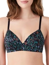 B.tempt'd By Wacoal Future Foundations Wire-free Plunge T-shirt Bra In Botanical Garden