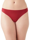 B.tempt'd By Wacoal Comfort Intended Daywear Thong In Garnet