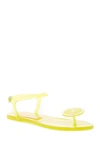 Katy Perry 10mm The Geli Pvc Thong Sandals In Lemon