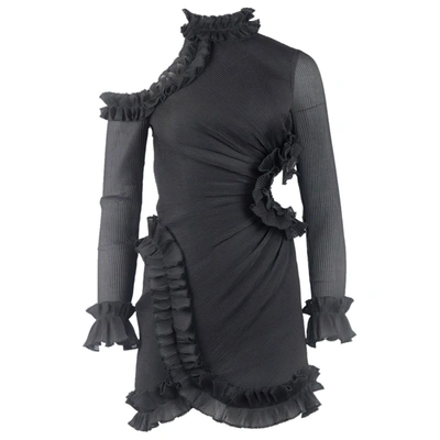 Pre-owned Zimmermann Mini Dress In Black