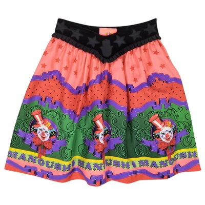 Pre-owned Manoush Silk Mini Skirt In Multicolour