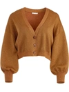 Alice And Olivia Alice + Olivia Cardigans In Brown