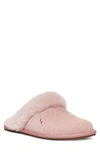 Koolaburra By Ugg ® Milo Genuine Shearling Scuff Slipper In Misty Rose