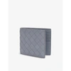 Bottega Veneta Mens Thunder Intrecciato Woven Leather Billfold Wallet