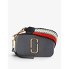 Marc Jacobs Womens Cylinder Grey Multi Snapshot Leather Cross-body Bag In Cylinder Grey Multi